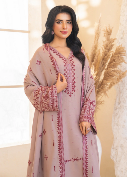 Veezal - Lawn 3PC Embroidered Suit - VL1398