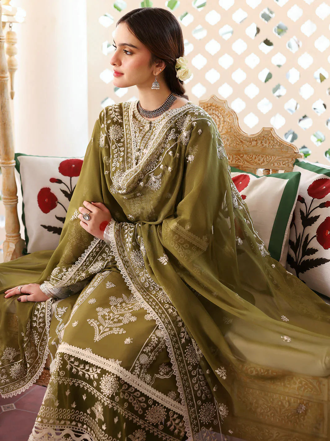 Jade - 3PC Lawn Embroidered Suit - vl1239