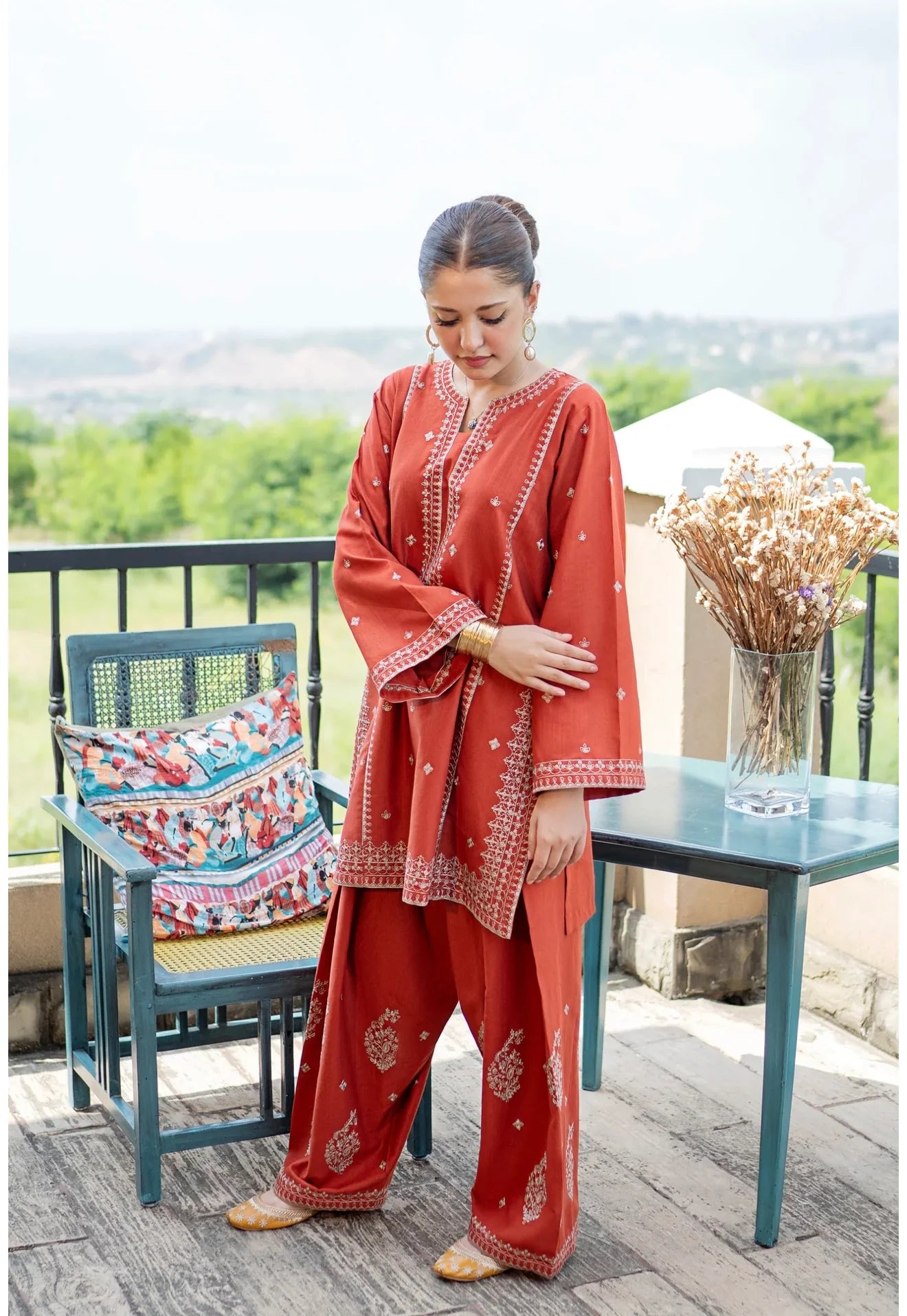Batik - 2Pc Embroidered Lawn Suite With Fully Embroidered trouser - VL1407