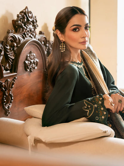 IZEL-3PC LAWN EMBROIDERED SHIRT WITH CHIFFON PRINT Dupatta - VL1253