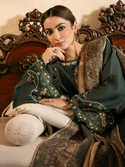 IZEL-3PC LAWN EMBROIDERED SHIRT WITH CHIFFON PRINT Dupatta - VL1253