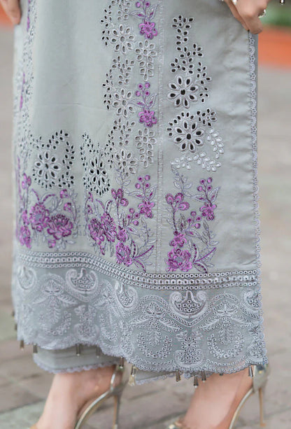 3PC Dhanak ChickenKari Embroidered Suit - VL1022