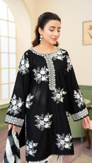 ZARA SHAHJAHAN-3PC LAWN EMBROIDERED SHIRT WITH CHIFFON PRINTED DUPATTA - VL1404