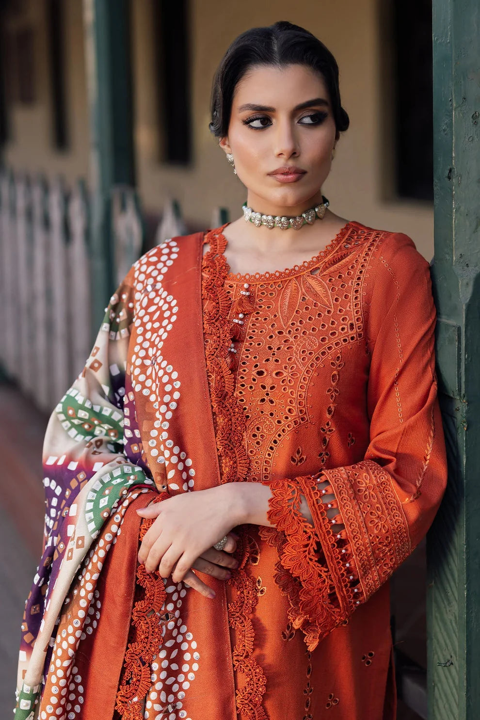 Nureh - unstitched 3 piece Lawn sequence embroidered suit - VL1317