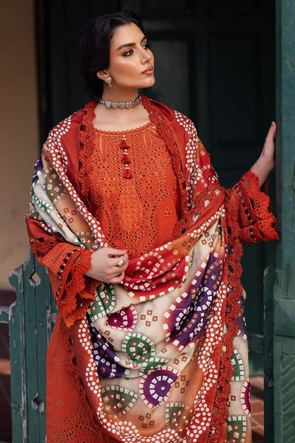 Nureh - unstitched 3 piece Lawn sequence embroidered suit - VL1317