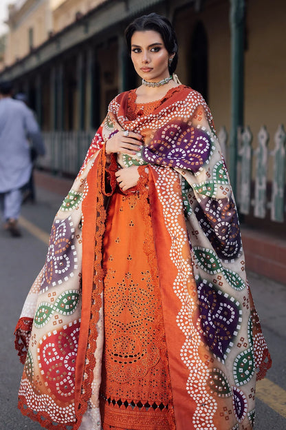 Nureh - unstitched 3 piece Lawn sequence embroidered suit - VL1317