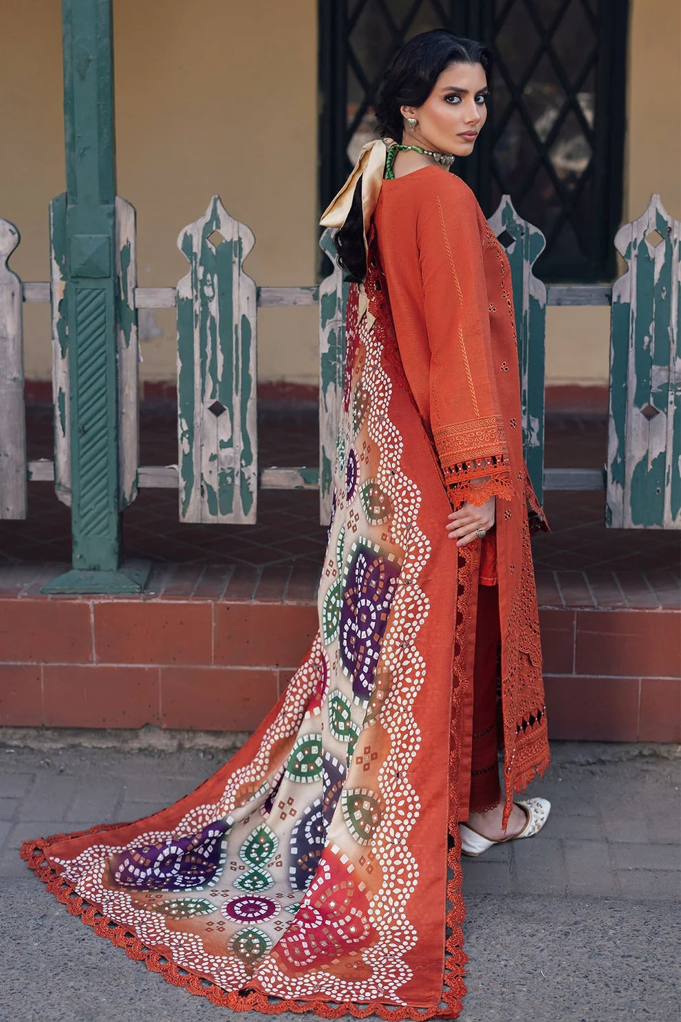Nureh - unstitched 3 piece Lawn sequence embroidered suit - VL1317
