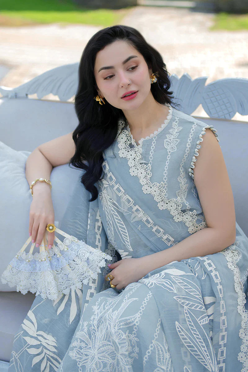 Rang Rasiya - Summer 3PC Lawn ChickenKari Embroidered Suit- VL1403