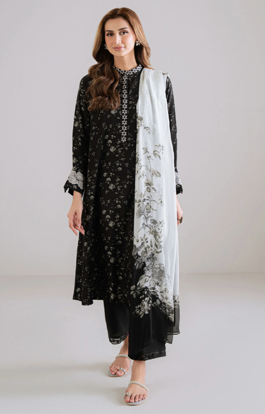 GulAhmed - Summer 3PC Lawn Digital Printed Dress - VL1411