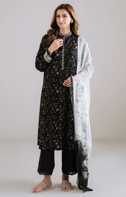 GulAhmed - Summer 3PC Lawn Digital Printed Dress - VL1411