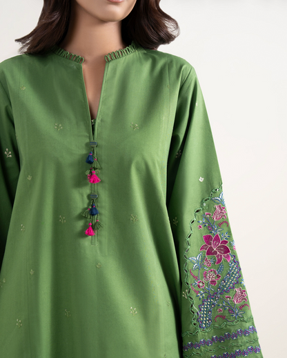 Sapphire - Unstitched 3 piece embroidered Summer suit - VL1416