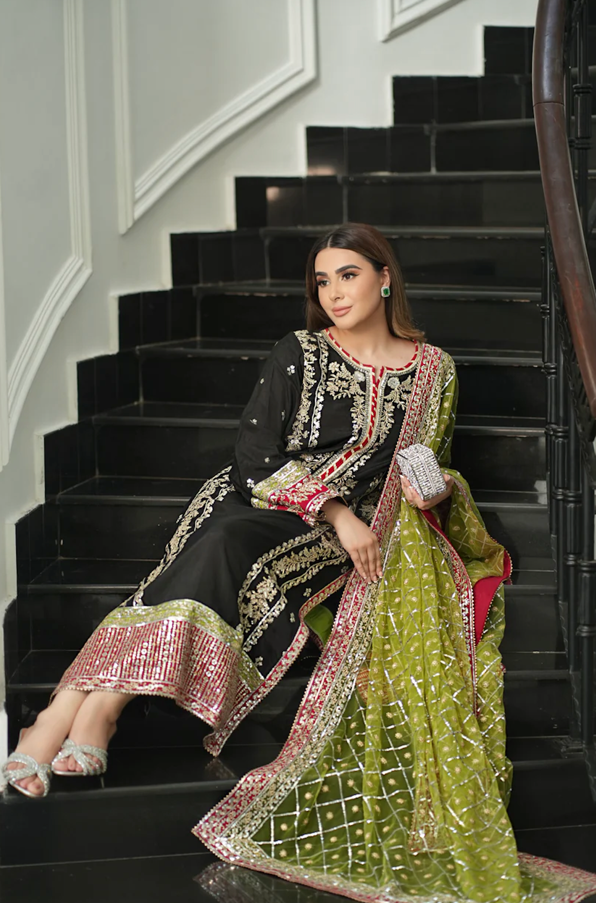 Aneela - Summer 3PC Lawn Embroidered Suit - VL1418