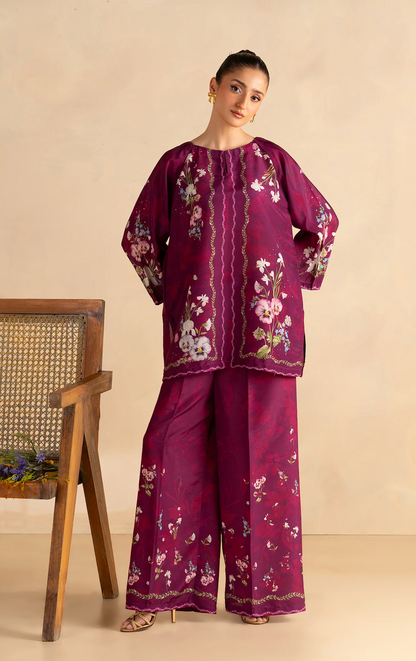 Sapphire - Summer 2PC Lawn Digital Printed Dress - VL1421