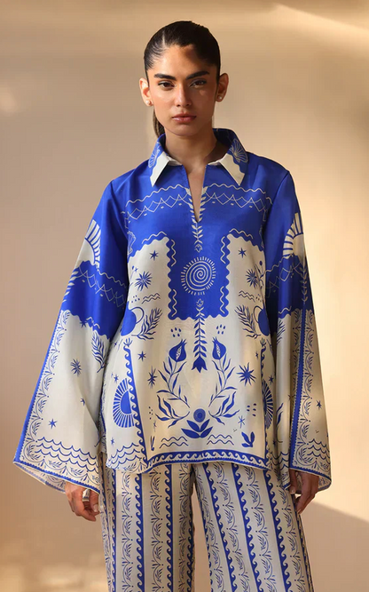 Sapphire - Summer 2PC Lawn Digital Printed Dress - VL1423