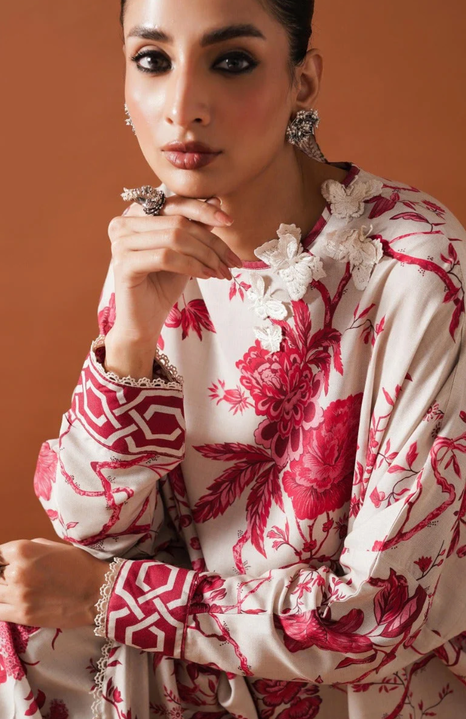 Sapphire - Summer 2PC Lawn Digital Printed Dress - VL1425