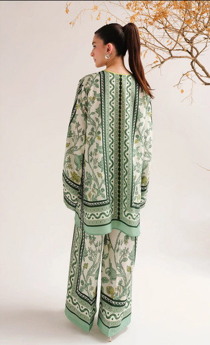 Sapphire - Summer 2PC Lawn Digital Printed Dress - VL1426