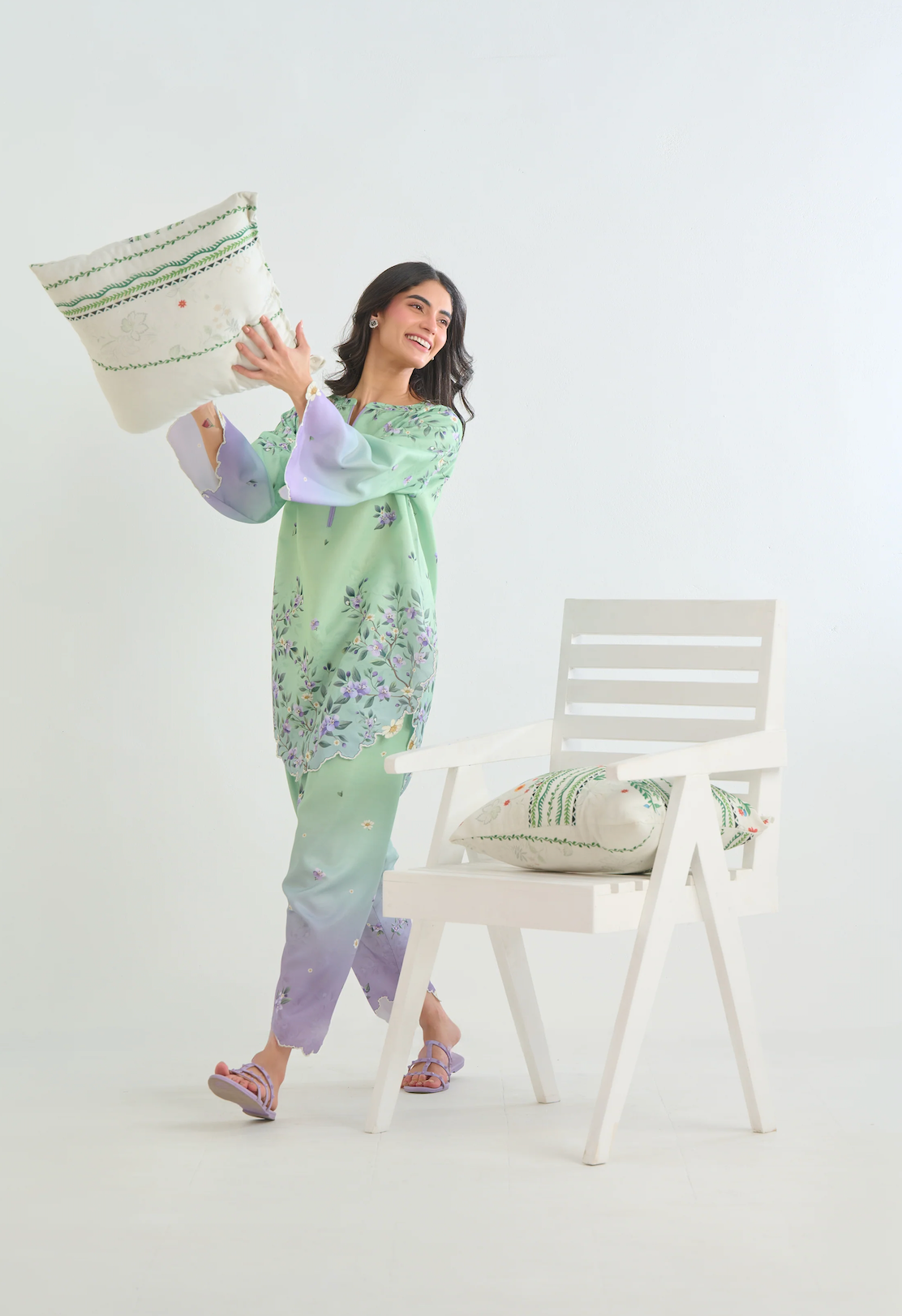 Sapphire - Summer 2PC Lawn Digital Printed Dress - VL1428