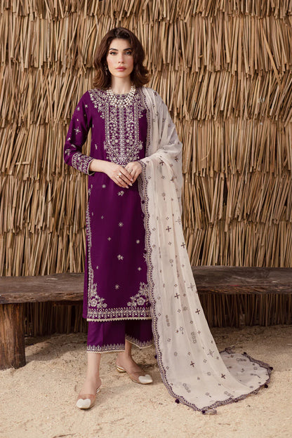 Mohagni - Summer 3PC Lawn Embroidered Suit - VL1405
