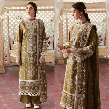 Jade - 3PC Lawn Embroidered Suit - vl1239