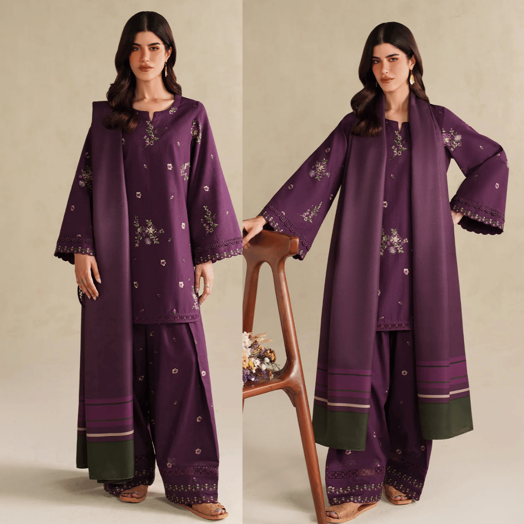 3PC Lawn Embroidered Suit - VL1268