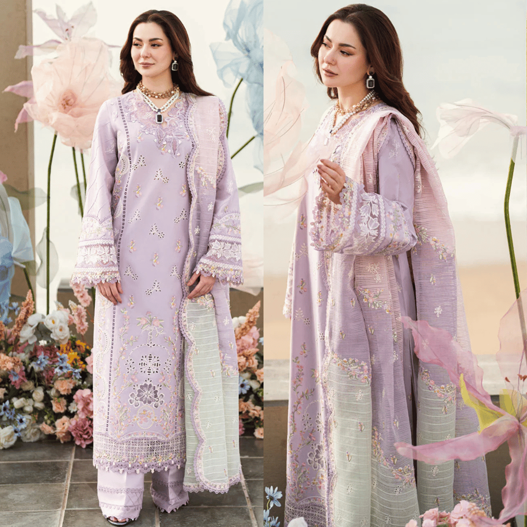 Summer 3PC Lawn ChickenKari Embroidered Suit - VL1283