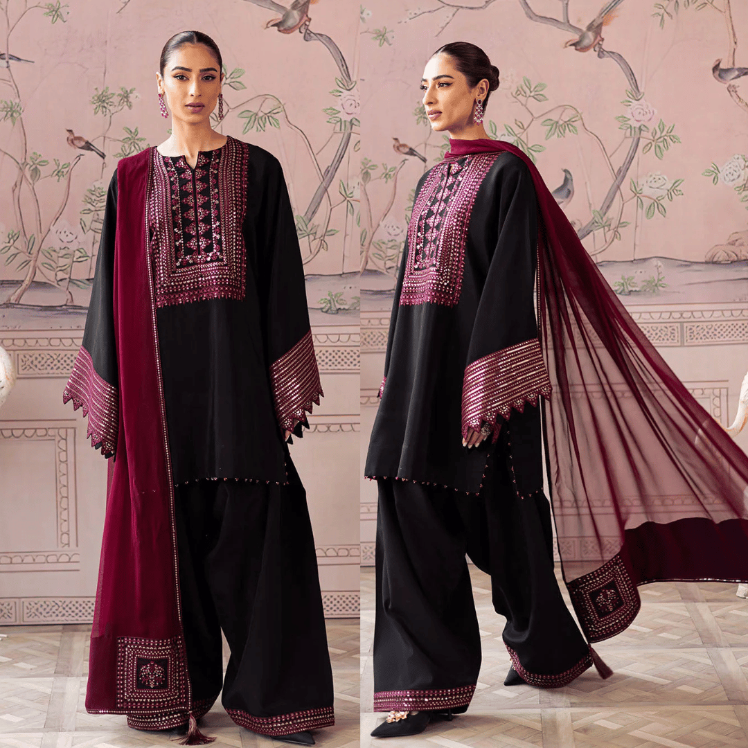 Veezal - Lawn 3PC Embroidered Suit - VL1341