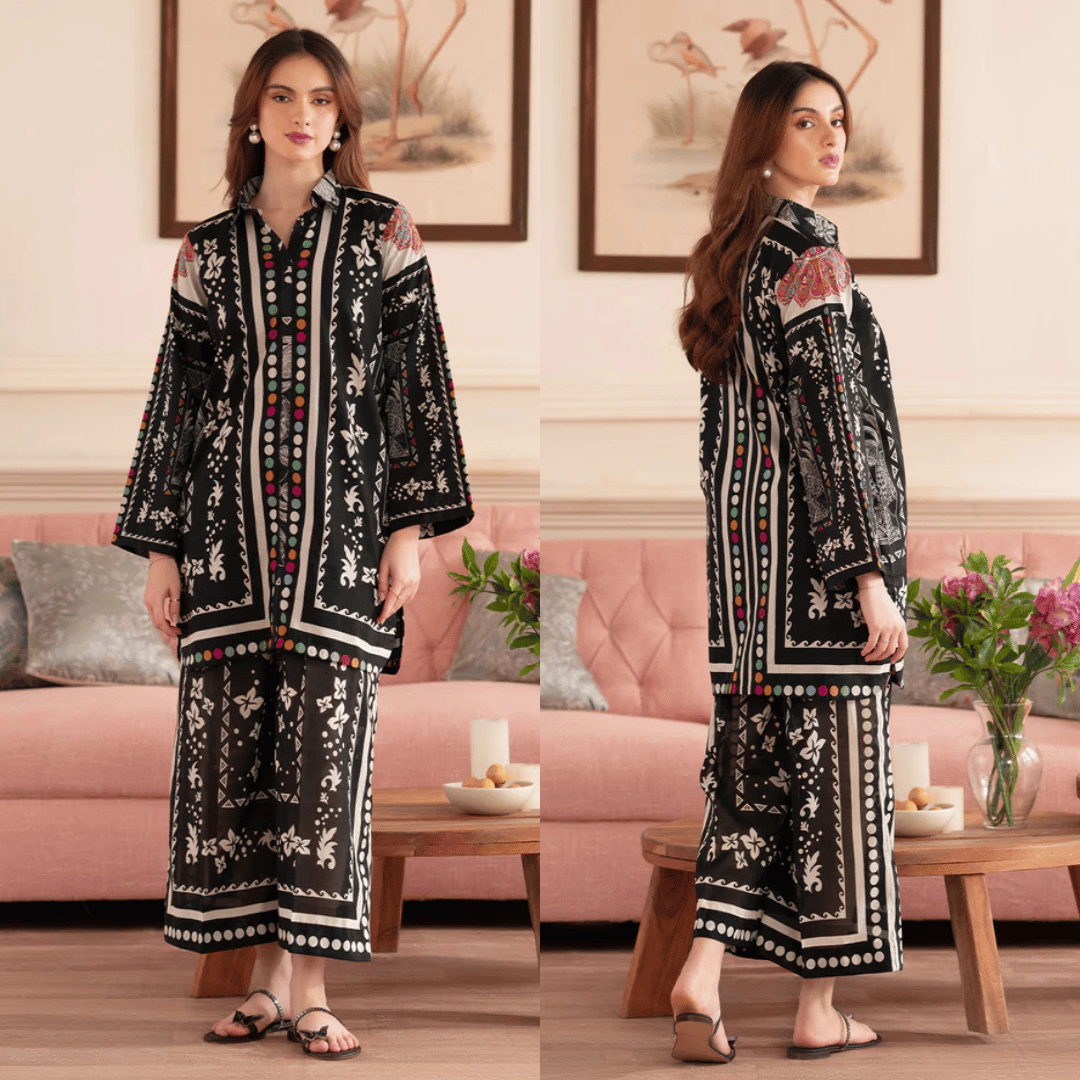 Veezal - Summer 2PC Lawn Digital Printed Dress - VL1347
