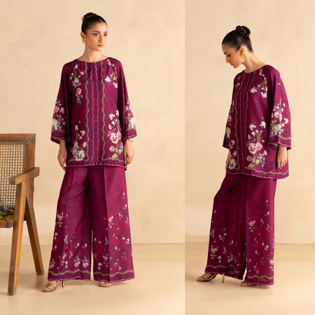 Sapphire - Summer 2PC Lawn Digital Printed Dress - VL1421