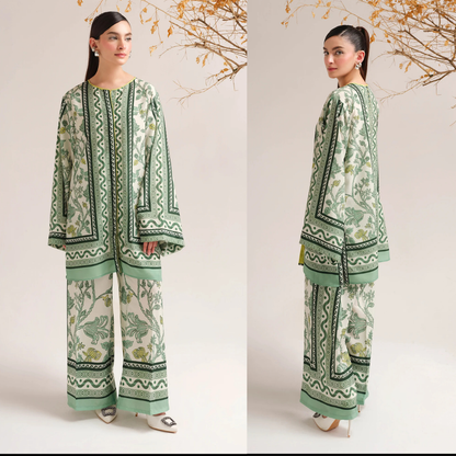 Sapphire - Summer 2PC Lawn Digital Printed Dress - VL1426
