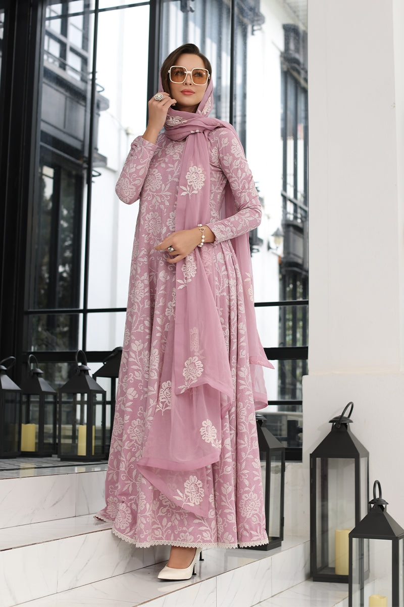 Bareeze - Unstitched 3 piece Dhanak sequence embroidered suit - VL1266