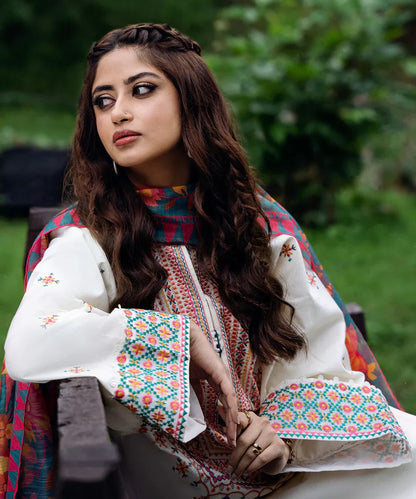 VL867 Khadder Fabric Zara Shajahan with Banadoria Digital Print Dupatta