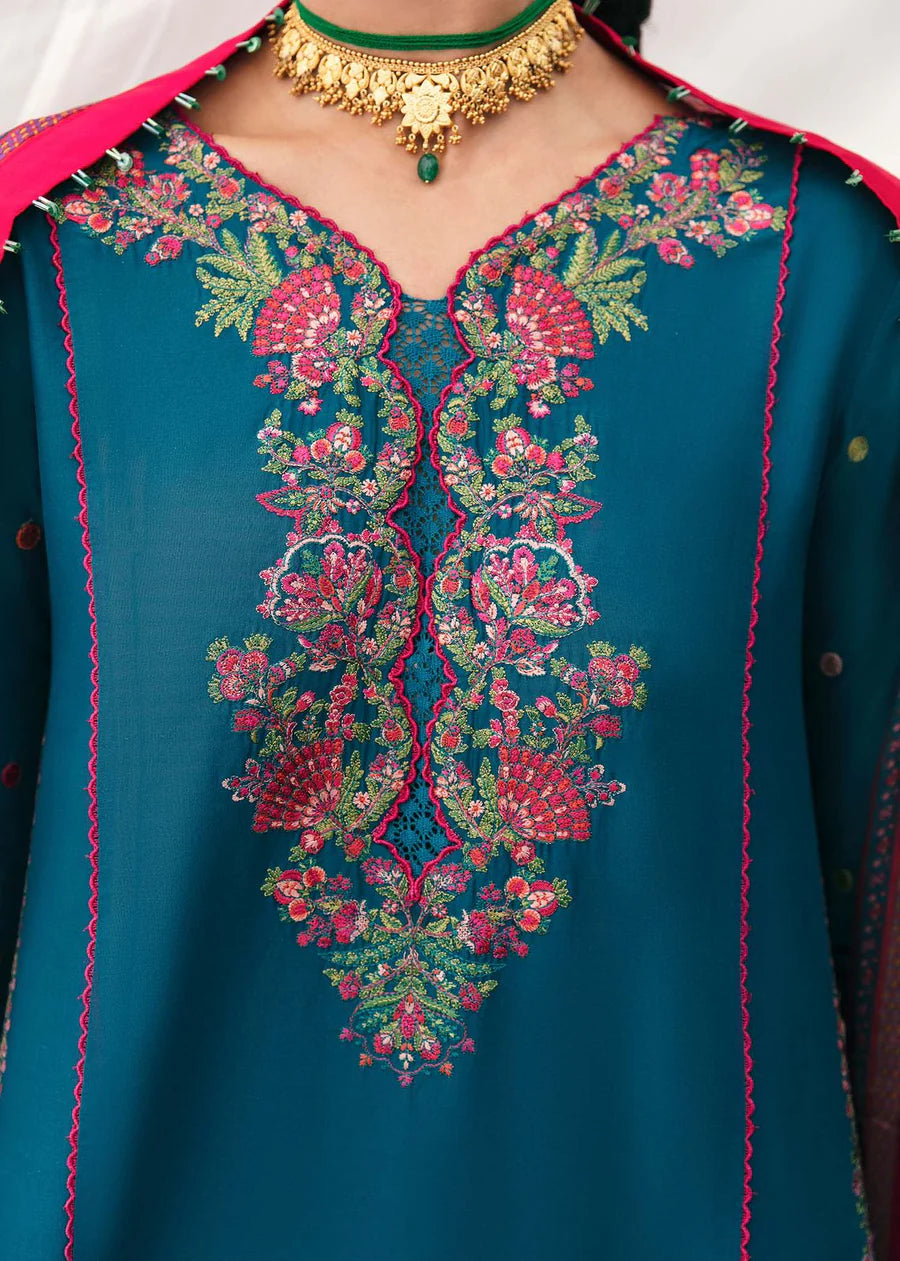 Hussain Rehar Winter Embroidered 3pc Dhanak Suite - VL1223