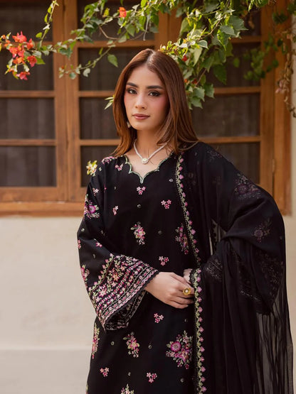 Lawn 3PC Embroidered Suit - VL1281