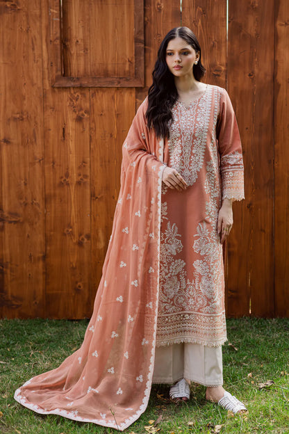 Summer 3PC Lawn Embroidered Suit - VL1328