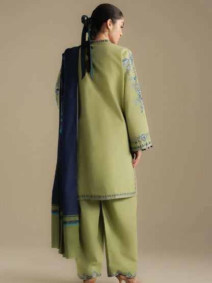 Asling - 3PC Summer Embroidered Suit - VL1261