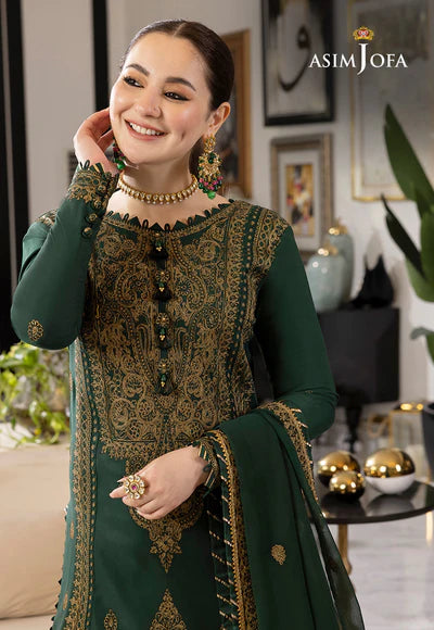 Asim Jofa, unstitched 3 piece embroidered Lawn summer suit VL720