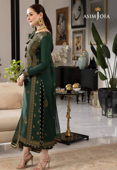 Asim Jofa, unstitched 3 piece embroidered Lawn summer suit VL720