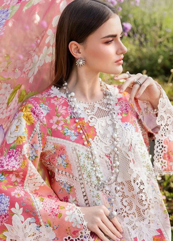 Veezal - Summer 3PC Lawn Digital Printed Dress - Vl1364