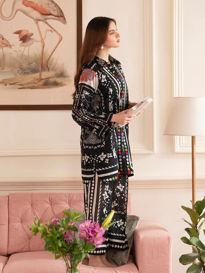 Veezal - Summer 2PC Lawn Digital Printed Dress - VL1347