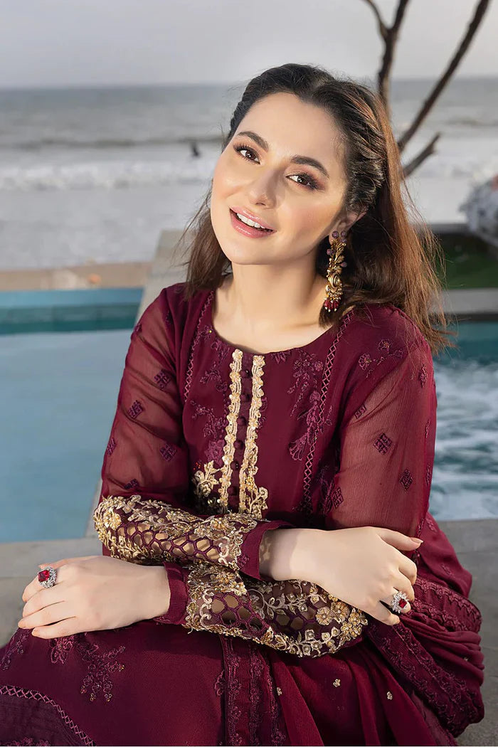 AZURE - Summer 3PC Lawn Embroidered Suit- VL1325