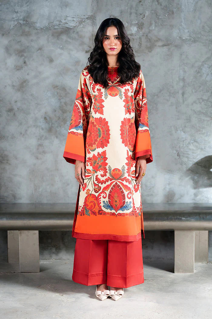 Veezal - Summer 2PC Lawn Digital Printed Dress - VL1385