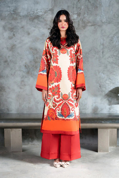 Veezal - Summer 2PC Lawn Digital Printed Dress - VL1385